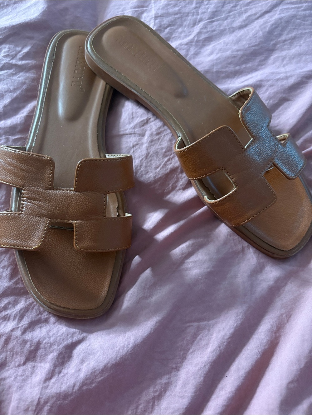 Cute brown sandals